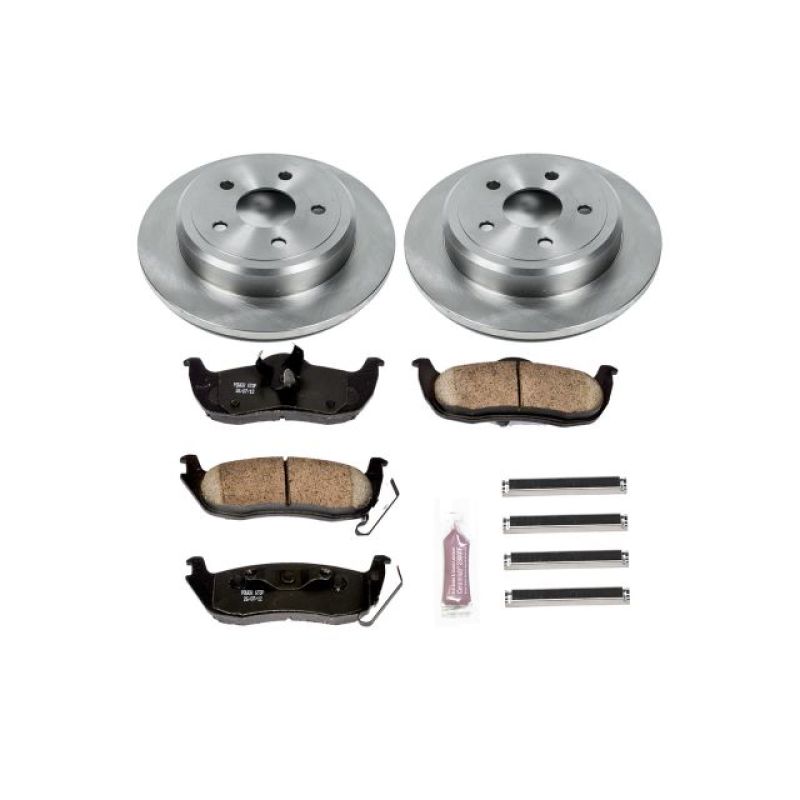 PSB Autospecialty Kit - Power Stop 06-10 Jeep Commander Rear Autospecialty Brake Kit
