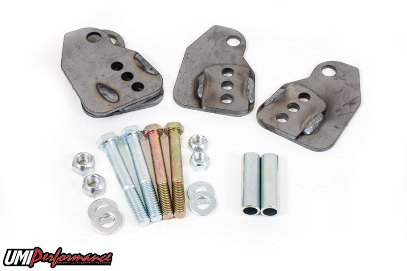 UMI Control Arm Mounts - UMI Performance 78-88 GM G-Body Lower Control Arm Relocation Brackets