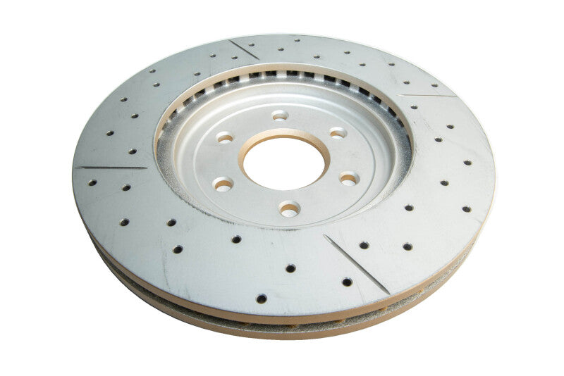 DBA Street Slot&Drill Rotors - DBA 08-12 Nissan Pathfinder 5.6L Front Drilled & Slotted Street Series Rotor