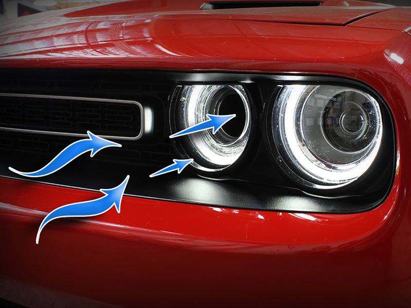 AFE Air Scoops - aFe Momentum GT Air Scoop 2019+ Dodge Challenger R/T V8-6.4L HEMI w/ Scat Pack