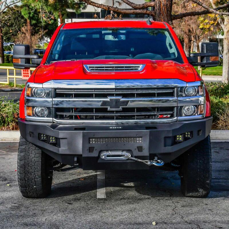 WES Pro-Series Bumpers - Westin 16-18 Chevrolet Silverado 1500 Pro-Series Front Bumper - Textured Black