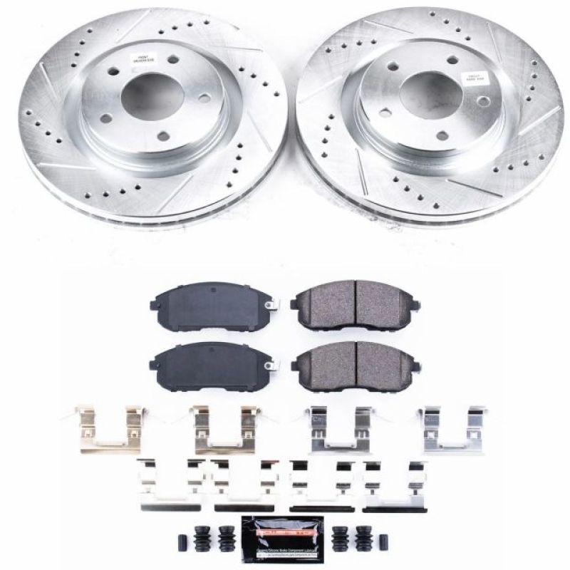 PSB Z23 Evolution Kit - Power Stop 2019 Nissan Sentra Front Z23 Evolution Sport Brake Kit
