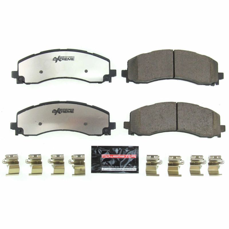 PSB Z36 Truck & Tow Brake Pads - Power Stop 2019 Ram 2500 Rear Z36 Truck & Tow Brake Pads w/Hardware