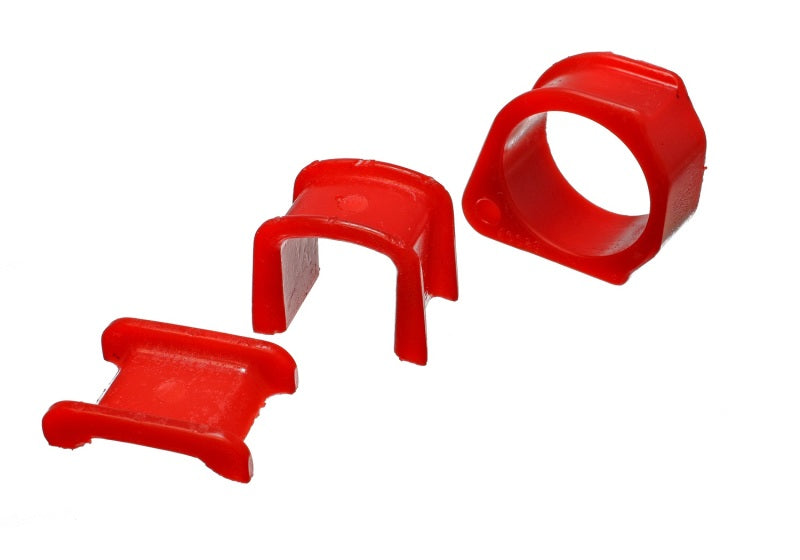 ES Steering Rack Bush - Red - Energy Suspension Ford Escort Rack Bushing Set - Red
