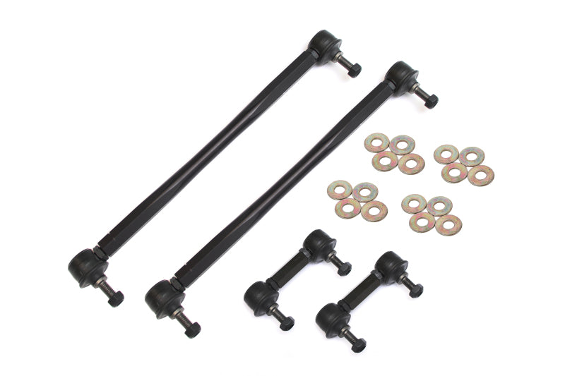 BMR End Links - BMR 10-11 5th Gen Camaro Front and Rear Sway Bar End Link Kit - Black