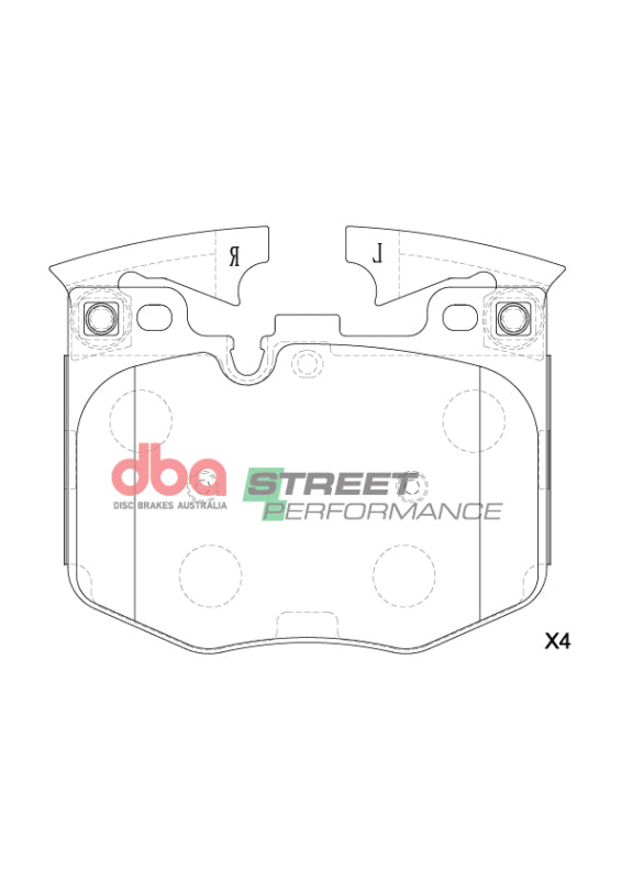 DBA SP Performance Brake Pads - DBA 2023+ BMW 420i Msport SP Performance Front Brake Pads
