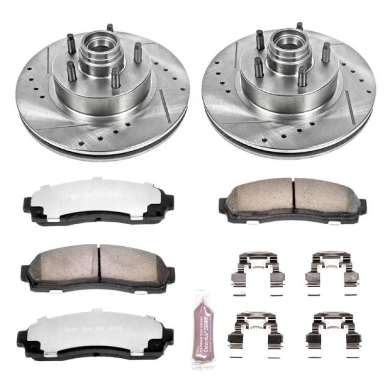 PSB Z36 Truck & Tow Kit - Power Stop 03-09 Ford Ranger Front Z36 Truck & Tow Brake Kit