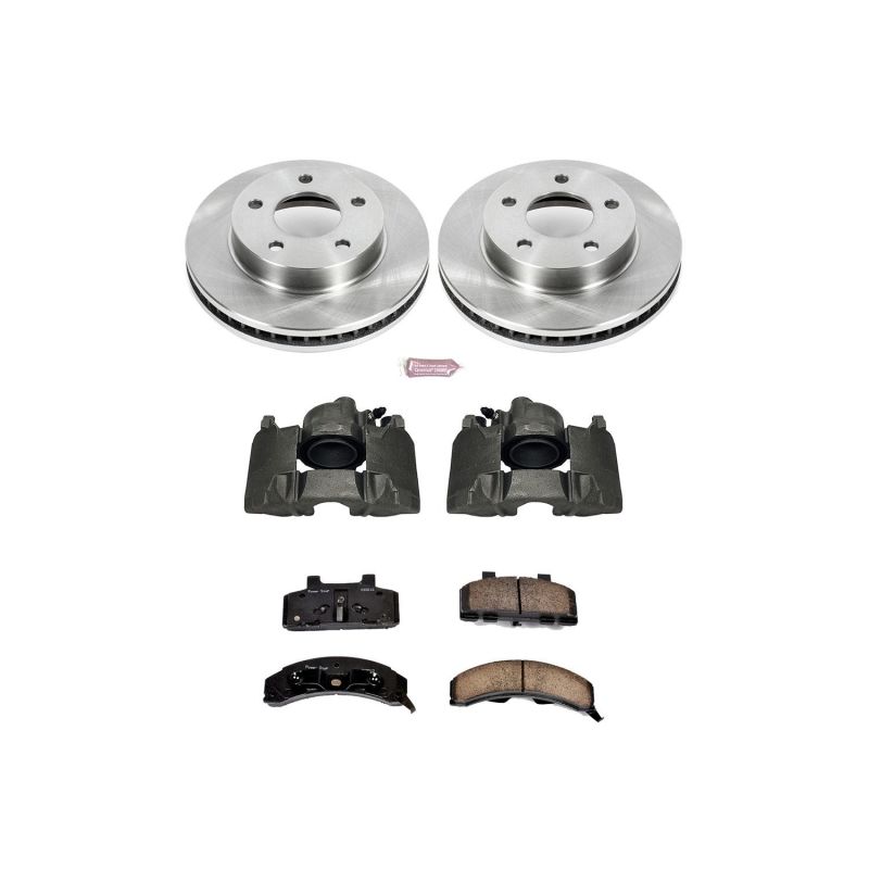 PSB Autospecialty Kit w/Cals - Power Stop 83-96 Buick Century Front Autospecialty Brake Kit w/Calipers