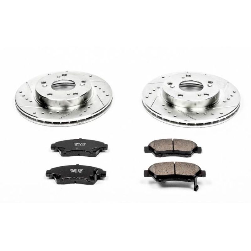 PSB Z23 Evolution Kit - Power Stop 02-06 Acura RSX Front Z23 Evolution Sport Brake Kit