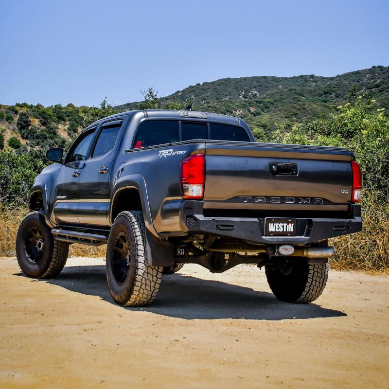 WES Pro-Series Bumpers - Westin 16-20 Toyota Tacoma Pro-Series Rear Bumper - Textured Black