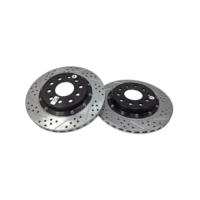 BAE Eradispeed Rotors - Baer Brakes 97-04 Chevrolet Corvette Eradispeed+ Rear SDZ 2-Piece Performance Brake Rotors