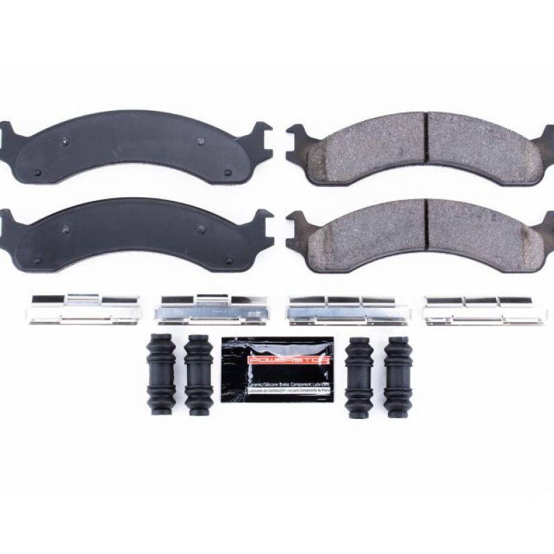 PSB Z23 Evolution Brake Pads - Power Stop 00-02 Dodge Ram 2500 Front Z23 Evolution Sport Brake Pads w/Hardware