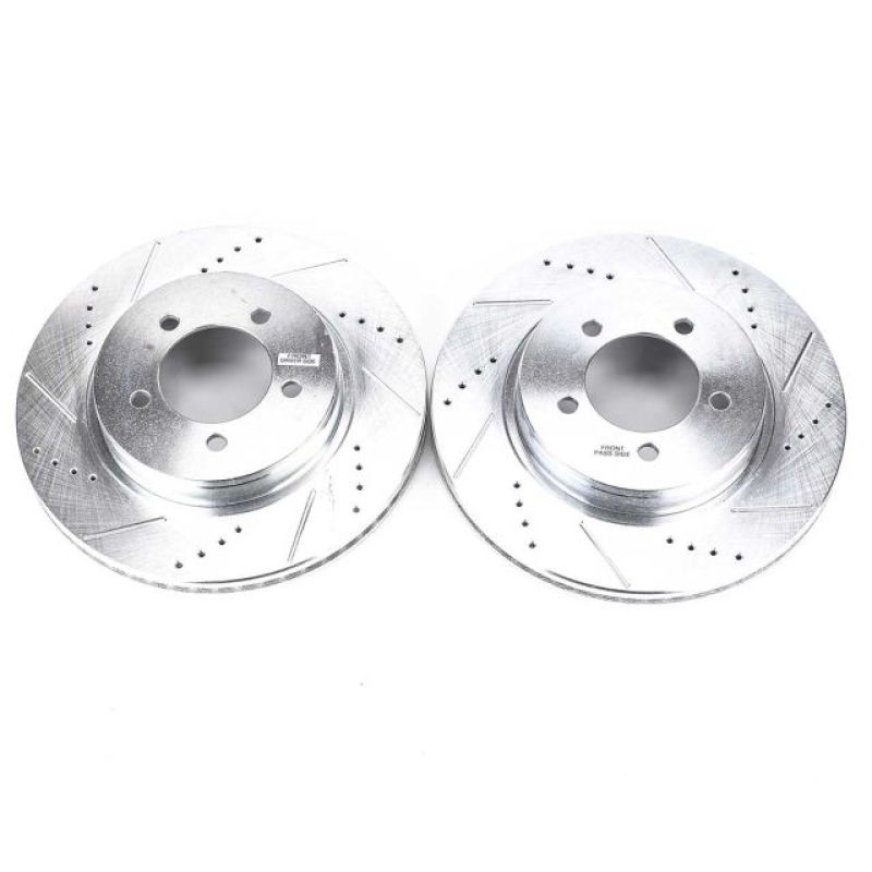 PSB Evolution Drill/Slot Rotor - Power Stop 02-05 Ford Explorer Front Evolution Drilled & Slotted Rotors - Pair