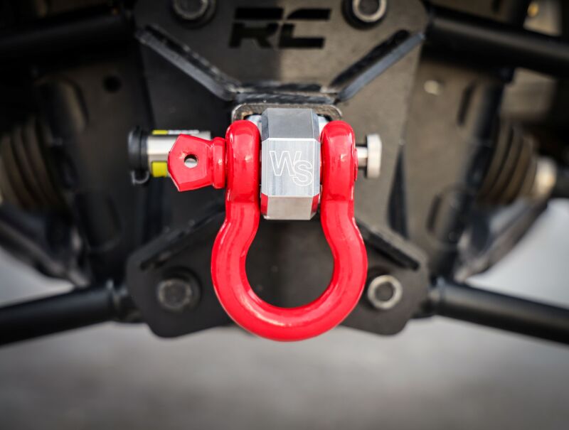 WEI Towing Recovery - Weigh Safe Towing Recovery - Red Hard Shackle Hitch w/Aluminum Body