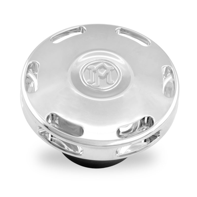 PFM Tank Accessories - Performance Machine Fuel Cap Apex - Chrome