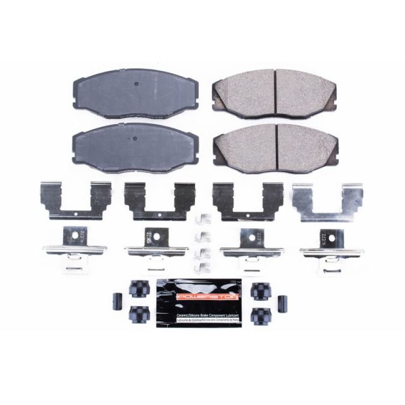 PSB Z23 Evolution Brake Pads - Power Stop 93-98 Toyota T100 Front Z23 Evolution Sport Brake Pads w/Hardware