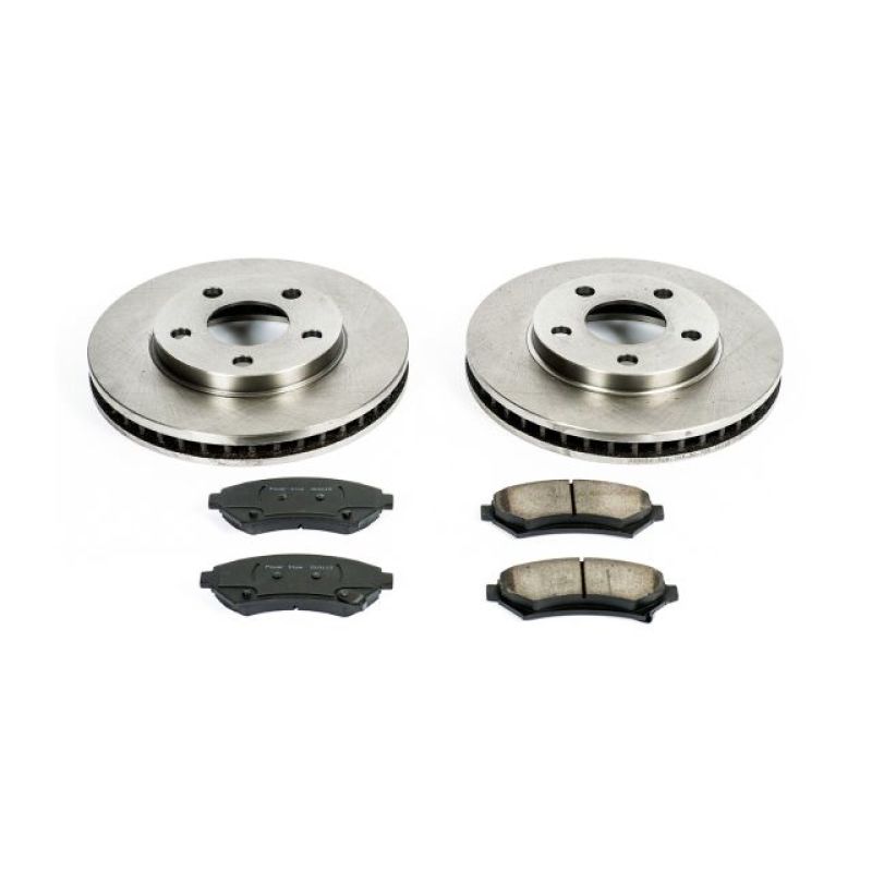 PSB Autospecialty Kit - Power Stop 97-05 Buick Century Front Autospecialty Brake Kit