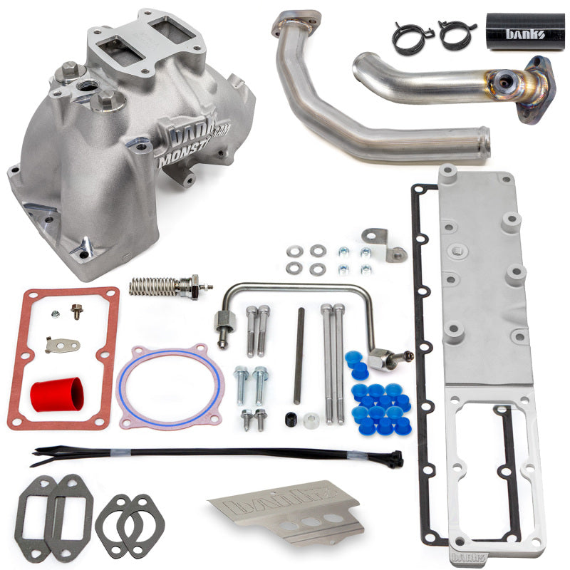 GBE Monster-Ram Intake - Banks Power 19-24 Ram 3500/4500/5500 6.7L Diesel Monster-Ram Intake System w/Fuel Line - Natural