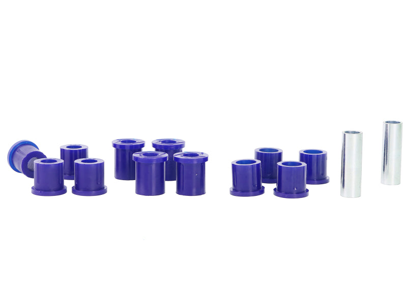SPR Bushings - Leaf Spring - SuperPro 87-99 Ford Courier 4x4 2WD Rear Leaf Spring Full Bushing Kit