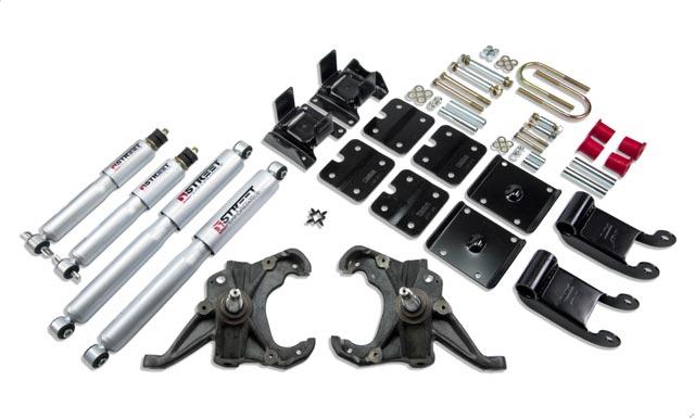 BT Lower Kit w SP Shocks - Belltech LOWERING KIT WITH SP SHOCKS