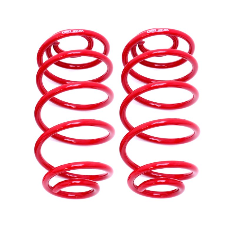 BMR Lowering Springs - BMR 67-72 A-Body Rear Lowering Springs - Red