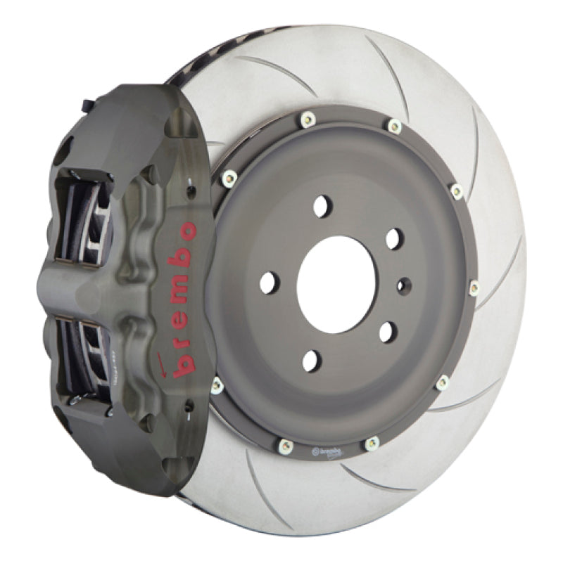 BRB Big Brake Kits - Brembo 14+ 991 Turbo/991 Turbo S PISTA Rear Race BBK 4 Pist Forged355x32x53a 2pc Rotor T5-Clear HA