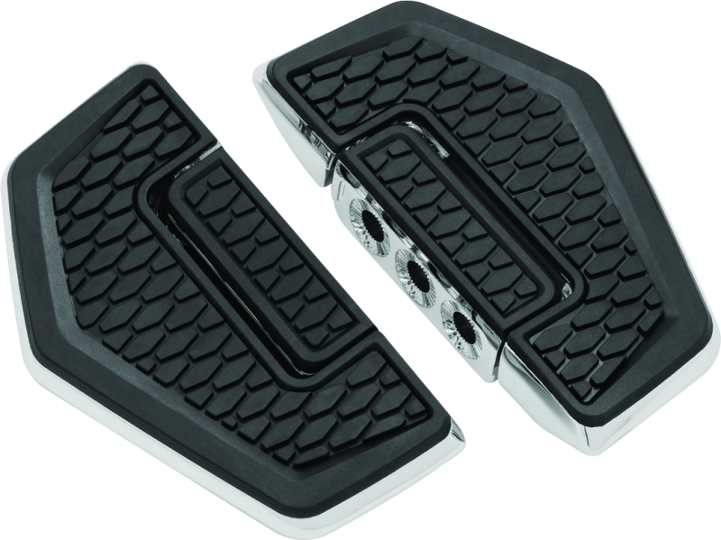 KUR Mini Boards B - Kuryakyn Hex Folding Mini Board Without Adapter Chrome