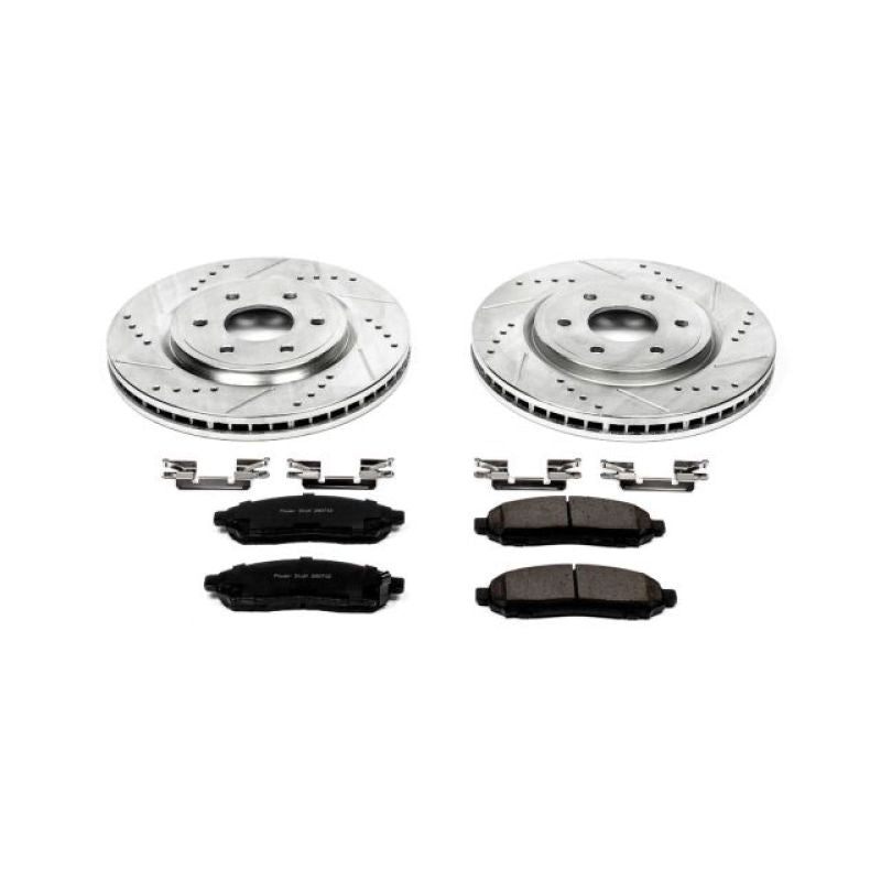 PSB Z23 Evolution Kit - Power Stop 05-18 Nissan Frontier Front Z23 Evolution Sport Brake Kit