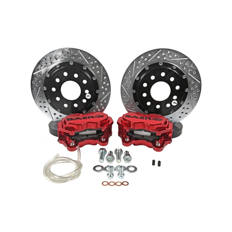 BAE SS4 Brake Kits - Baer Brakes 15-23 Ford Mustang 11.625in SS4+ Deep Stage Rear SDZ Brake Kit - Clear