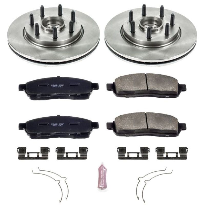 PSB Autospecialty Rotor - Power Stop 06-08 Lincoln Mark LT Front Autospecialty Brake Kit