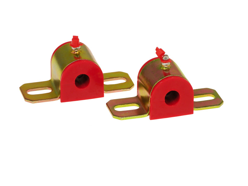 PRO Sway/End Link Bush - Red - Prothane Universal Greasable Sway Bar Bushings - 5/8in - Type B Bracket - Red