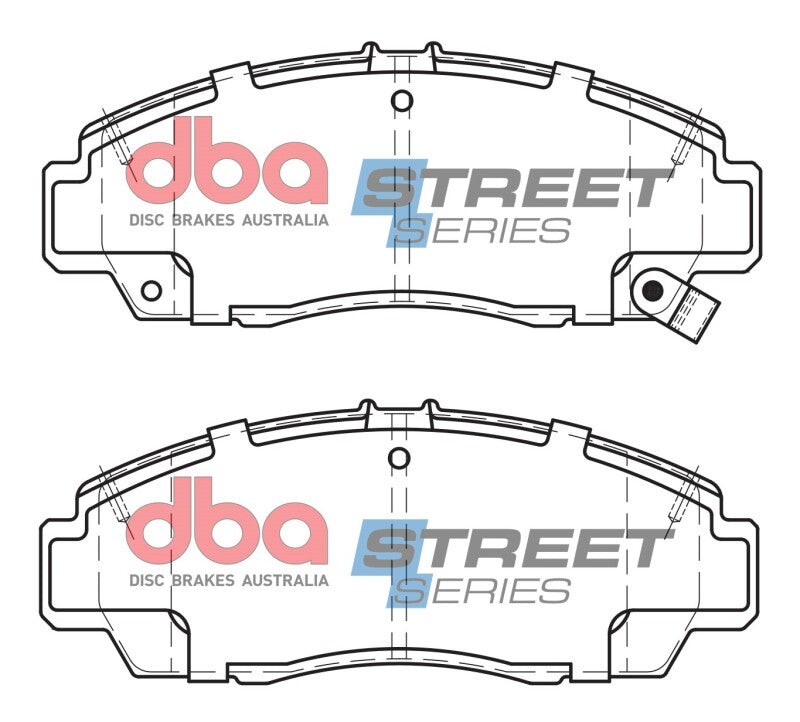 DBA Street Series Brake Pads - DBA 00-13 Honda Odyssey Street Series Brake Pad Set