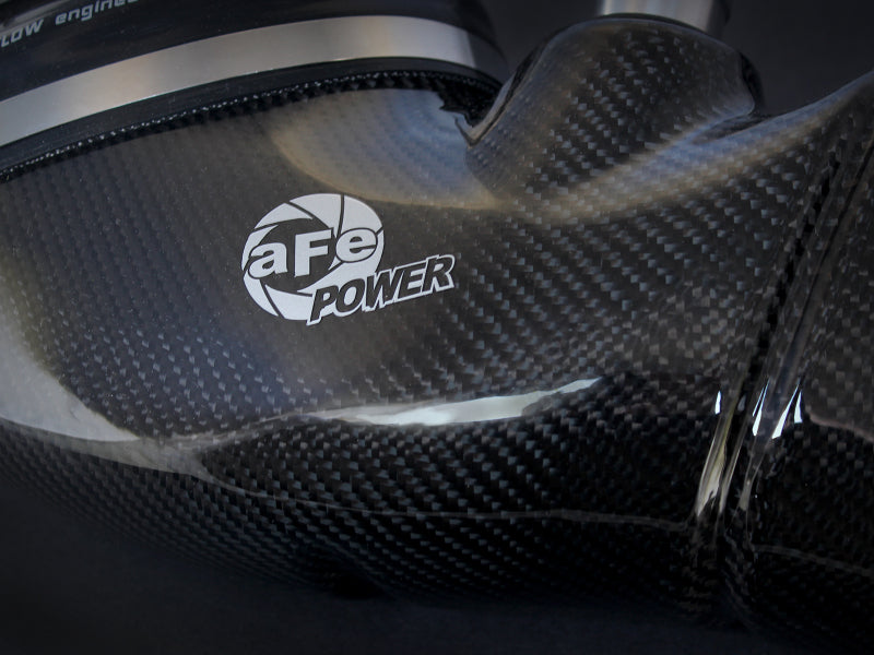 AFE Black Series Stage-2 Carbon Fiber Cold Air Intakes - aFe MagnumFORCE Carbon Fiber Air Intake System Stage-2 PRO 5R 08-13 BMW M3 (E9X) V8 4.0L