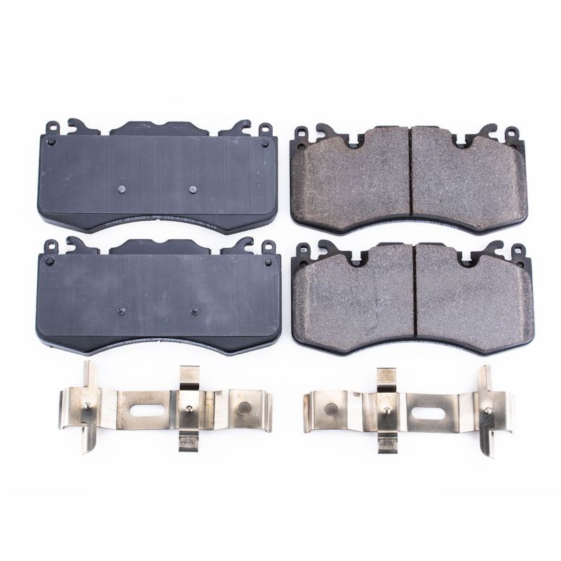 PSB Z17 Evolution Brake Pads - Power Stop 10-17 Land Rover Range Rover Front Z17 Evolution Ceramic Brake Pads w/Hardware