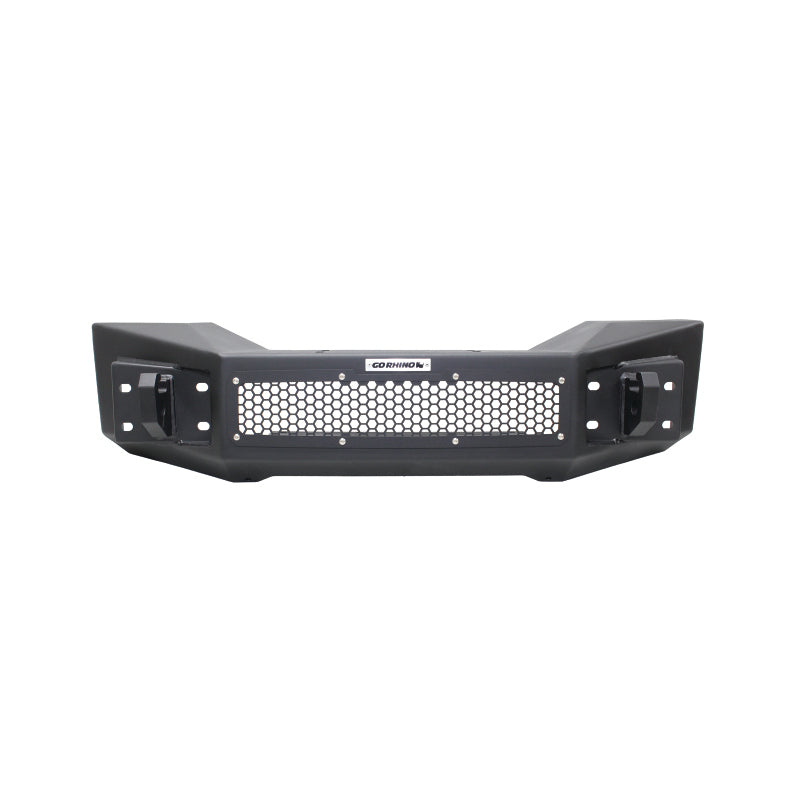 GOR Rockline Bumper - Go Rhino 07-20 Jeep Wrangler JL/JLU/JK/JKU/Gladiator JT Rockline Front Stubby Bumper