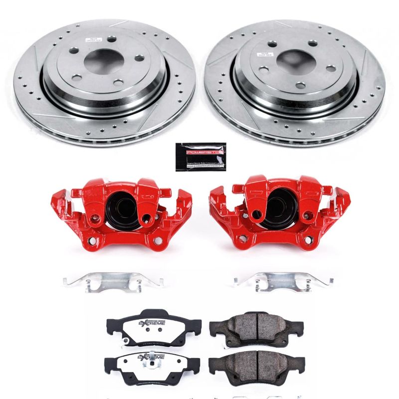 PSB Z36 Truck & Tow Kit w/Cals - Power Stop 11-17 Dodge Durango Rear Z36 Truck & Tow Brake Kit w/Calipers
