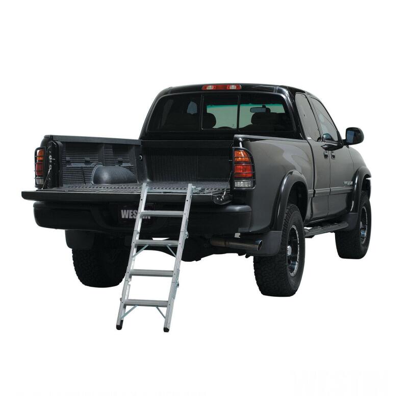 WES Truck-Pal Tailgate Ladder - Westin Truck-Pal Tailgate Ladder - Aluminum