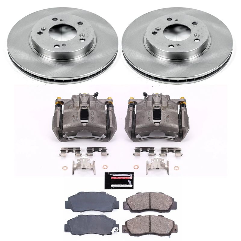 PSB Autospecialty Kit w/Cals - Power Stop 91-95 Acura Legend Front Autospecialty Brake Kit w/Calipers