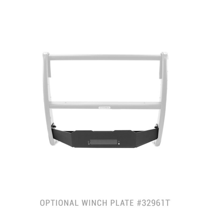 GOR Step Guard - 3000 -Tex Blk - Go Rhino 18-20 Ford F-150 3100 Series StepGuard Winch Plate Kit (Req. 3296T or 3296MT) - Tex. Black