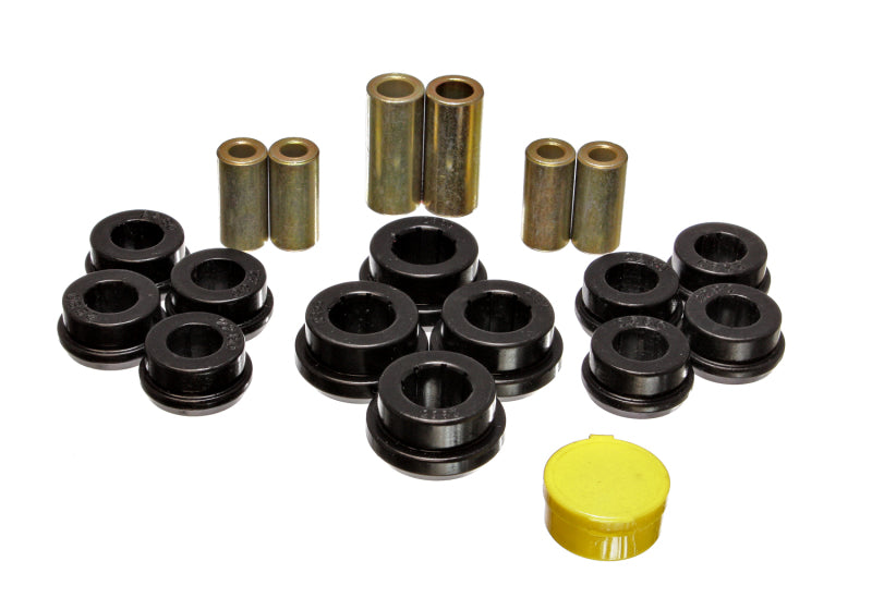 ES Cntrl Arm Bushings - Black - Energy Suspension 92-01 Honda Prelude Black Rear Control Arm Bushing Set