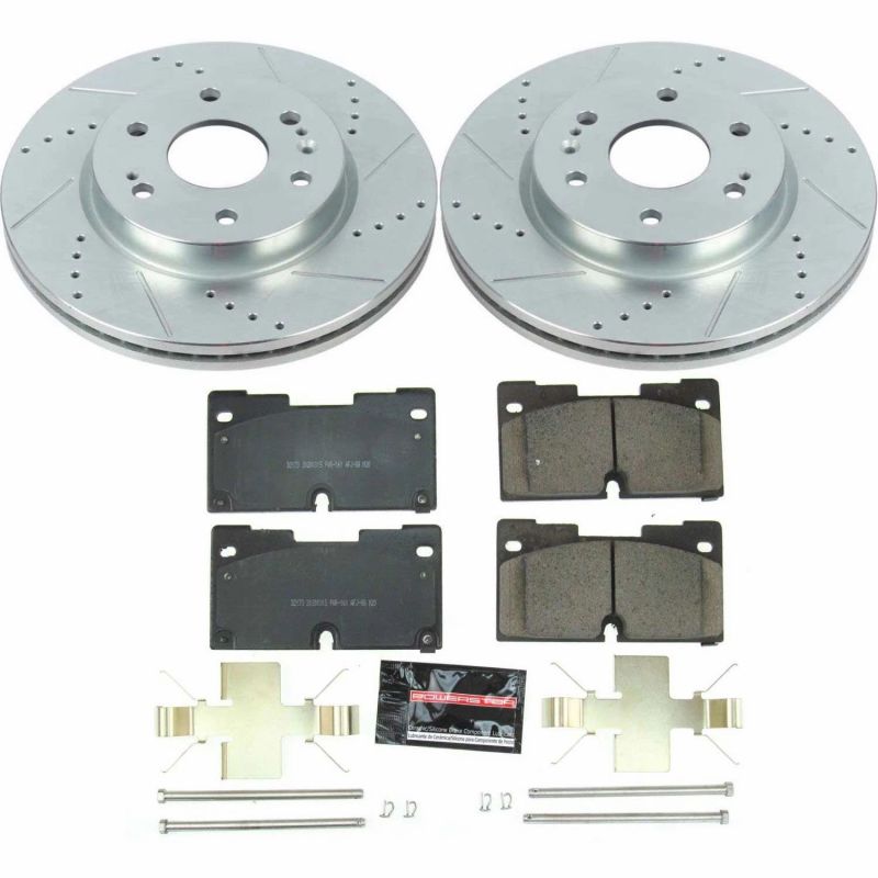 PSB Z23 Evolution Kit - Power Stop 2019 GM 1500 Front Z23 Evolution Sport Brake Kit