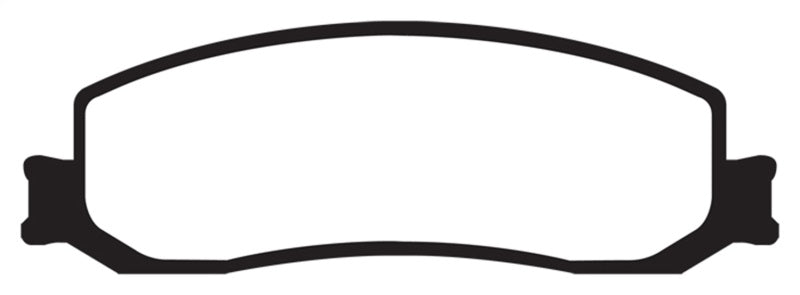 EBC Yellowstuff Brake Pad Sets - EBC 12 Ford F350 (inc Super Duty) 6.2 DRW 2WD Yellowstuff Front Brake Pads