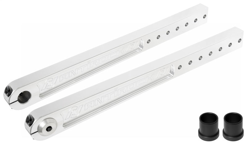 ROK Antirock Sway Bars - RockJock Antirock Aluminum PreRunner Arms 21in-27in Long C-C 35 Spline w/ Hardware