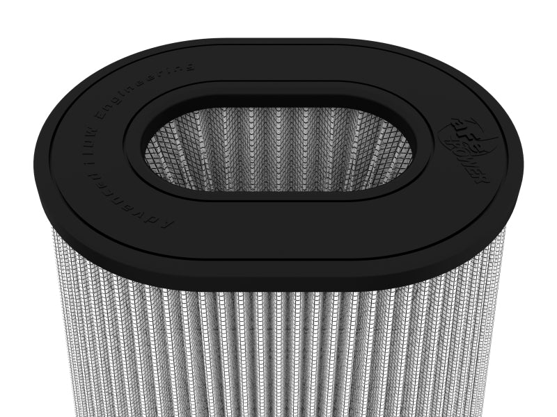 AFE Universal Pro Dry S Filter - aFe Magnum FORCE Intake Air Filter w/Pro DRY S 5-1/2IN F x (10x8)IN B x (8x6) T (Inverted) x 9IN