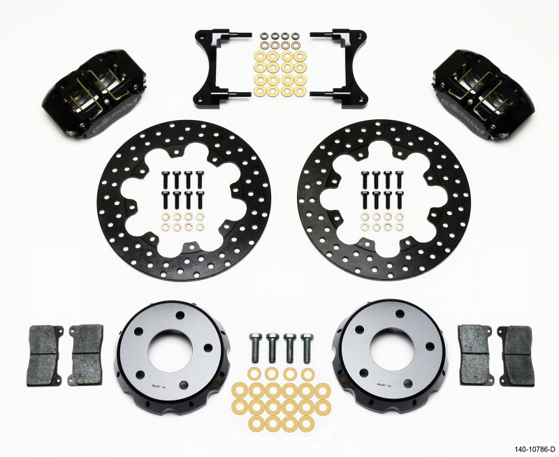WIL Dynapro Brake Kit - Wilwood Dynapro Radial Front Drag Kit 11.75in Drilled 98-02 Camaro/Firebird