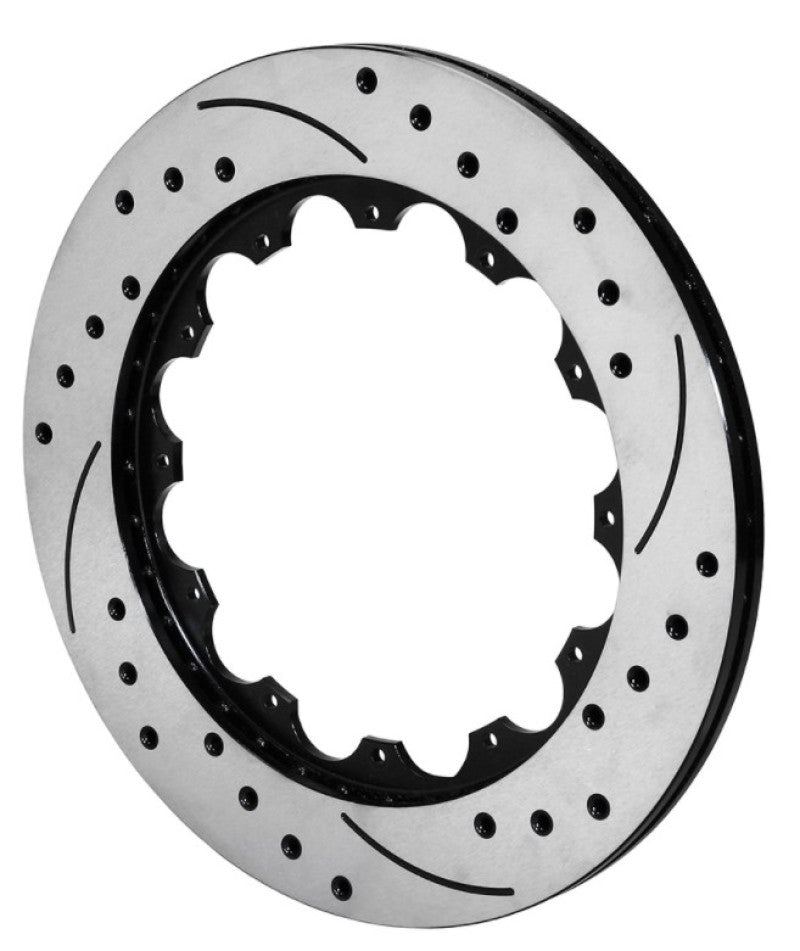 WIL Rotors - Wilwood Rotor-SRP36 Iron-LH-BLK-Drill 14.00 x .810 - 12 on 8.75in