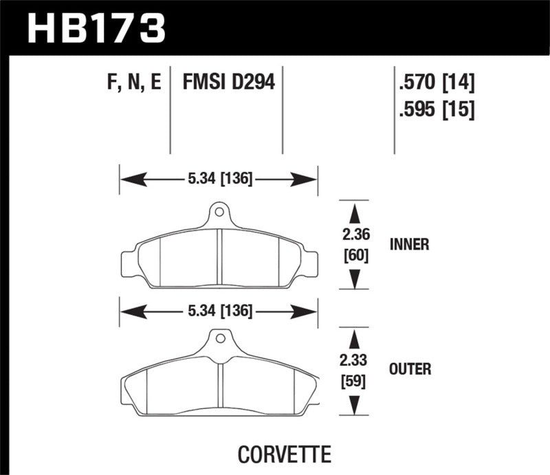 HAWK HP+ Brake Pad Sets - Hawk HP+ Street Brake Pads
