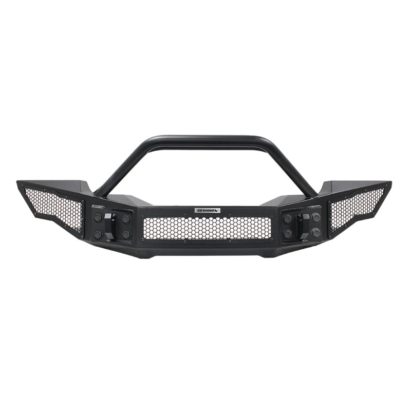 GOR Rockline Bumper - Go Rhino 07-20 Jeep Wrangler JL/JLU/JK/JKU/Gladiator JT Rockline Full Width Bumper w/ Overrider