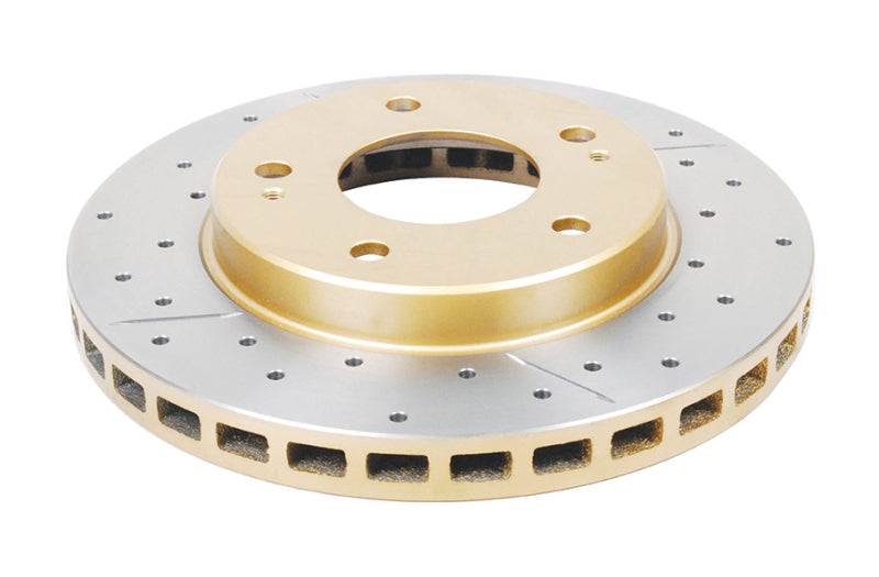 DBA Street Slot&Drill Rotors - DBA 95-05 Chrysler Sebring Rear Rotor Front Street Series Drilled & Slotted Rotor w/Gold Hat