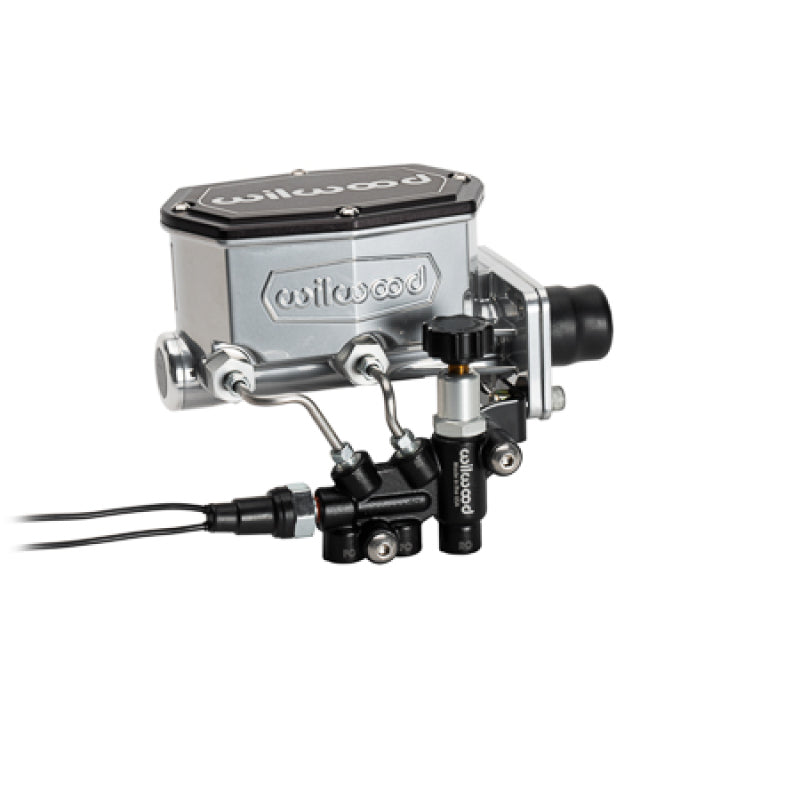 WIL Master Cylinder - Wilwood Compact Tandem Master Cylinder w/ Combination Valve 1-1/8in Bore - Chrome